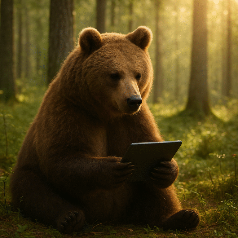 Klientenportal bär mit Tablet